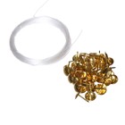 Комплект для обивки дверей, 110×200 см: иск.кожа, ватин 5 мм, гвозди, струна, чёрный, «Ватин» - Фото 4