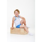Комплект для мальчика из майки и трусов «Звёзды», рост 122-128 см, цвет синий - Фото 4
