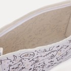 Косметичка на молнии, цвет белый - фото 26663826