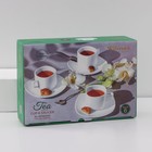 Сервиз фарфоровый чайный Wilmax Ilona, 12 предметов: 6 чашек 200 мл, 6 блюдец, цвет белый - фото 4303829