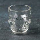 Стопка «Череп. Хэллоуин», 50 мл, стекло, прозрачная - Фото 3