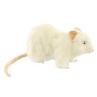 Крыса белая, 19 см - Фото 2