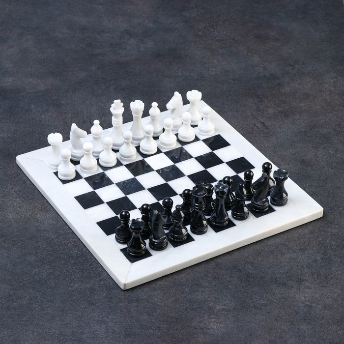 Шахматы "Элит",доска 30 х 30 см.,вид 2, оникс - фото 1905320907