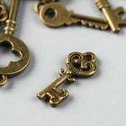 Декор "Ключи", античная бронза, набор 13 шт - фото 305611598