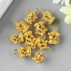 Подвеска "Корона", цвет золото - Фото 2