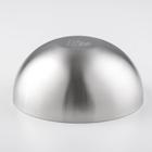 Миска из нержавеющей стали круглая, 1,3 л, d=20 см, цвет серебряный - Фото 3