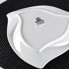 Тарелка треугольная Wilmax Ariela, d=25.5 см, фарфор, белая - Фото 5