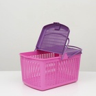 Корзина 47×36×27.5 см, фиолетовая - Фото 7