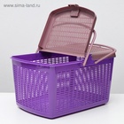 Корзина 47×36×27.5 см, фиолетовая - Фото 8