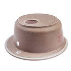 Мойка кухонная из камня ZETT lab. 30/Q9, d=475 мм, матовая, терракотовая - Фото 3