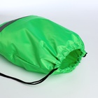 Мешок для обуви на шнурке, «ЗФТС», светоотражающая полоса, цвет зелёный - Фото 3