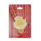 Подхват для штор на ленте "Гламурная роза", цвет белый - Фото 2