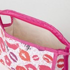 Косметичка на молнии, цвет белый/красный - фото 25462483