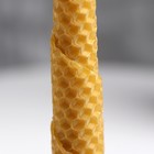 Свеча из вощины медовая "Конус", 26 см - Фото 2