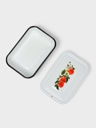 Контейнер, 1.5 л, с крышкой, эмалированная сталь, деколь МИКС, белый - Фото 9