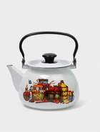 Чайник, 3 л, эмалированная сталь, рисунок МИКС, белый - Фото 6