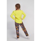 Пижама для девочки «Лисица», цвет жёлтый, рост 116-122 см - Фото 3
