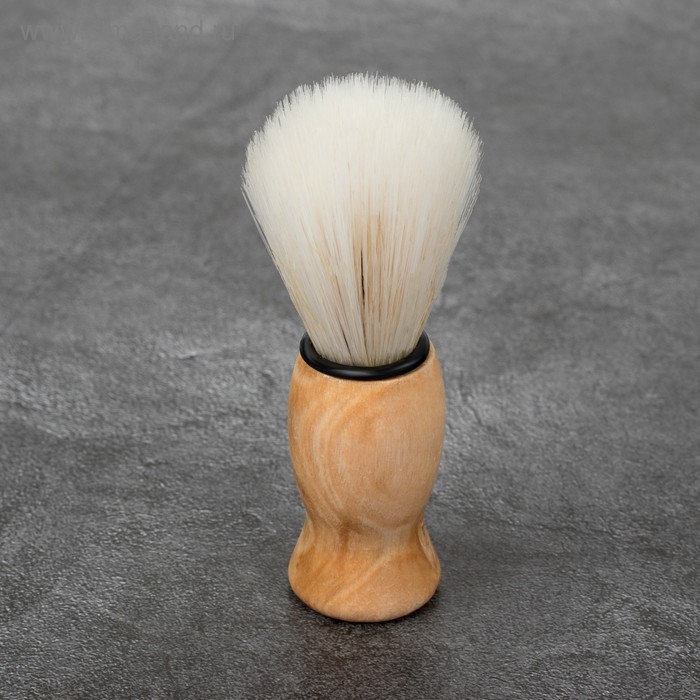 Помазок для бритья, деревянный - Фото 1