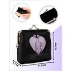 Кошелёк, отдел на фермуаре, цвет чёрный - Фото 3