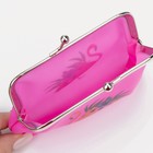 Кошелёк, отдел на фермуаре, цвет фуксия - Фото 3