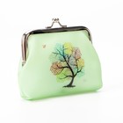 Кошелёк, отдел на фермуаре, цвет зелёный - Фото 1