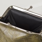 Кошелёк женский, отдел на фермуаре, цвет хаки - Фото 3