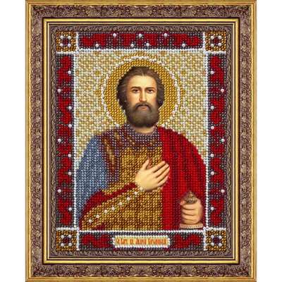 Набор для вышивания бисером Паутинка «Святой благоверный князь Андрей Боголюбский»