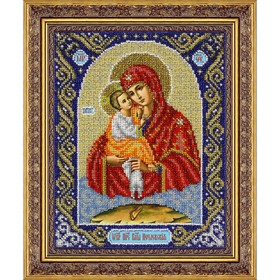 Набор для вышивания бисером Паутинка «Пресвятая Богородица. Почаевская»