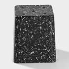 Набор столовых приборов из нержавеющей стали на подставке «Мрамор чёрный», 24 предмета, толщина 1,2 мм - фото 9192153