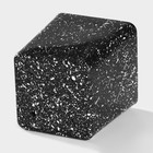 Набор столовых приборов из нержавеющей стали на подставке «Мрамор чёрный», 24 предмета, толщина 1,2 мм - фото 9192154