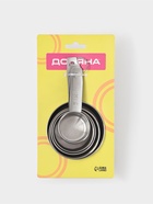 Набор мерных ложек Доляна «Кристалл», 5 шт.: 30/60/80/125/250 мл, нержавеющая сталь, серебристый 4615111