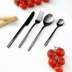 Набор столовых приборов Magistro «Оску стандарт», 4 предмета, нержавеющая сталь, чёрный - Фото 7