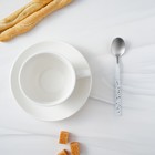 Набор столовых приборов из нержавеющей стали Magistro «Оску стандарт», 4 предмета, цвет металла серебряный, цвет ручки белый мрамор - Фото 7