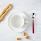 Набор столовых приборов из нержавеющей стали Magistro «Оску стандарт», 4 предмета, цвет металла серебряный, ручки красные - Фото 7