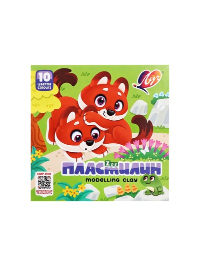Пластилин «Луч. ZOO», 10 цветов, 150 г