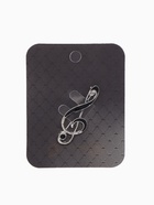 Брошь «Скрипичный ключ» классика, цвет чёрный в серебре - Фото 5