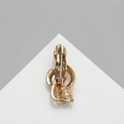Брошь «Скрипичный ключ» мини, вдохновение, цвет чёрно-белый в золоте - Фото 2