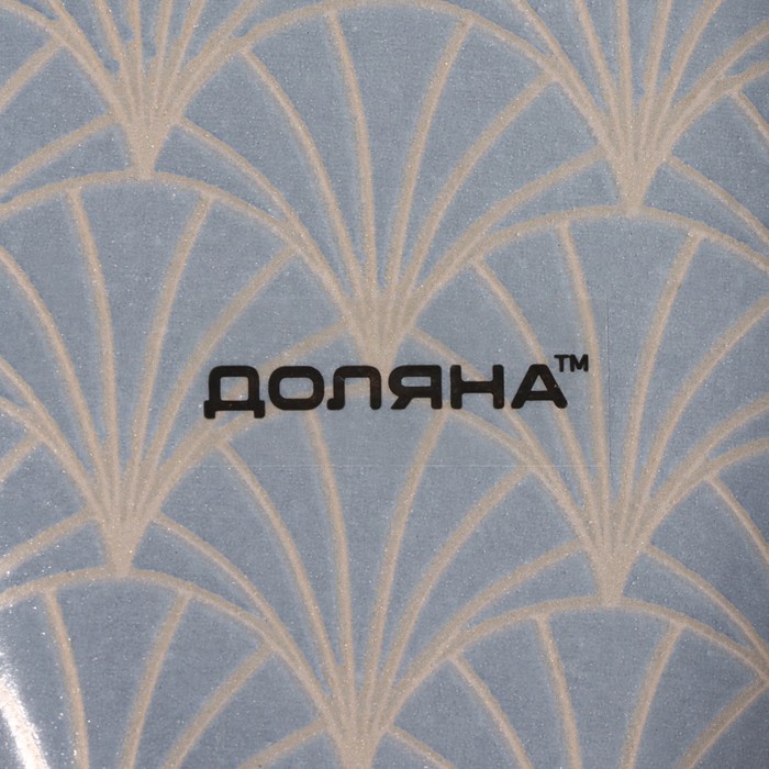 Подставка стеклянная под ложку Доляна «Золотое перо», 23,5×8,3 см - фото 1908551442
