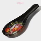 Подставка под ложку Доляна «Народные мотивы», 23.5×8.3×1.5 см, стекло - Фото 2