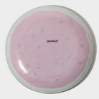 Тарелка стеклянная пирожковая Доляна «Сладкий арбуз», d=18 см, цвет красный - фото 4304235
