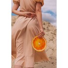 Тарелка стеклянная пирожковая Доляна «Сочный апельсин», d=18 см - фото 4304244