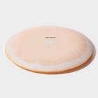 Тарелка Доляна «Сочный апельсин», d=18 см, стекло, оранжевая - Фото 3