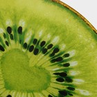 Тарелка Доляна «Романтичный киви», d=18 см, стекло, зелёная - Фото 3