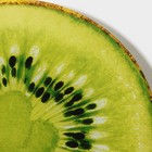 Тарелка Доляна «Романтичный киви», d=20 см, стекло, зелёная - Фото 4