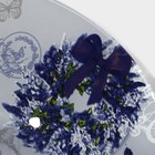 Салатник стеклянный Доляна «Лаванда», 1,2 л, 22×5 см - фото 4304271