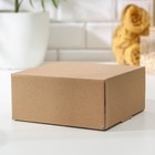 Контейнер двухсекционный из жаропрочного стекла Доляна «Клик», 400/400 мл, 18×7,5 см, с крышкой - фото 24282333