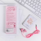 Набор наушники вакуумные и внешний аккумулятор 5000 mAh, Love 4627853 - фото 16613786