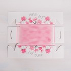 Коробка для капкейков, кондитерская упаковка, 2 ячейки «With love for you», 16 х 8 х 7.5 см - Фото 4
