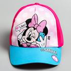 Кепка детская для девочки, размер 52-54, Минни Маус - Фото 3