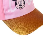 Кепка детская для девочки, размер 52-54, Минни Маус - Фото 3